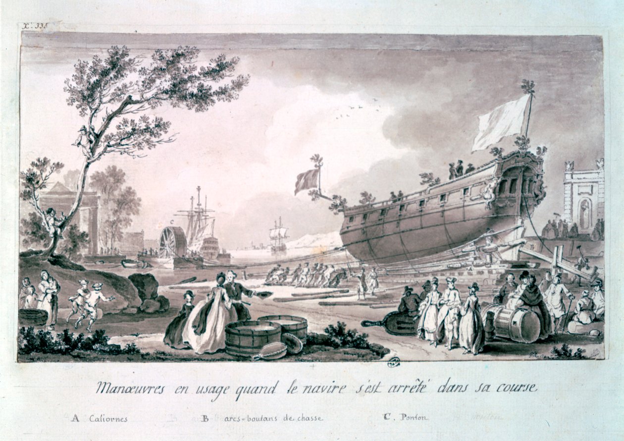 Senza titolo, c. 1750-1810 da Nicolas Marie Ozanne