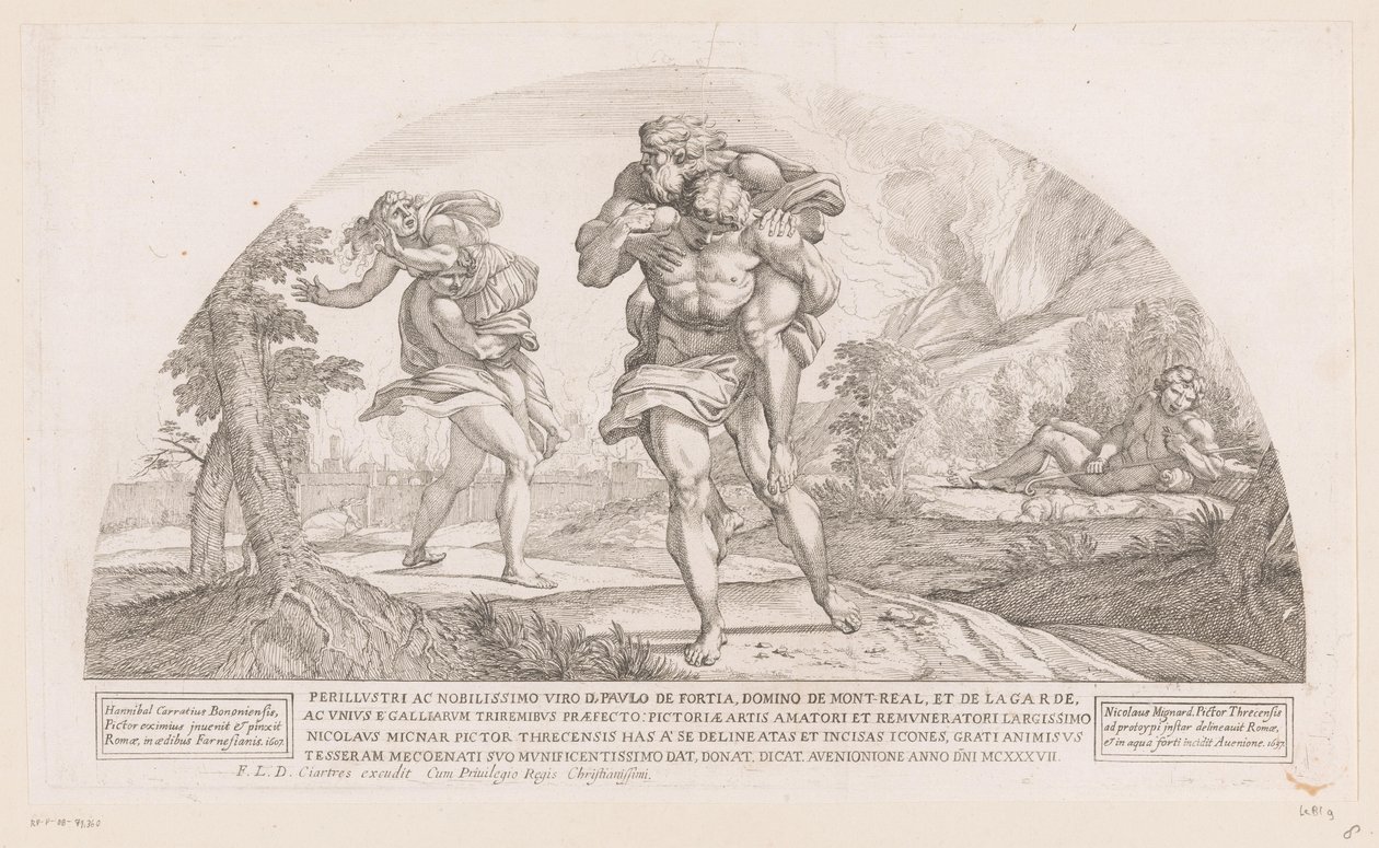 Amphinomus en Anapias da Nicolas Mignard