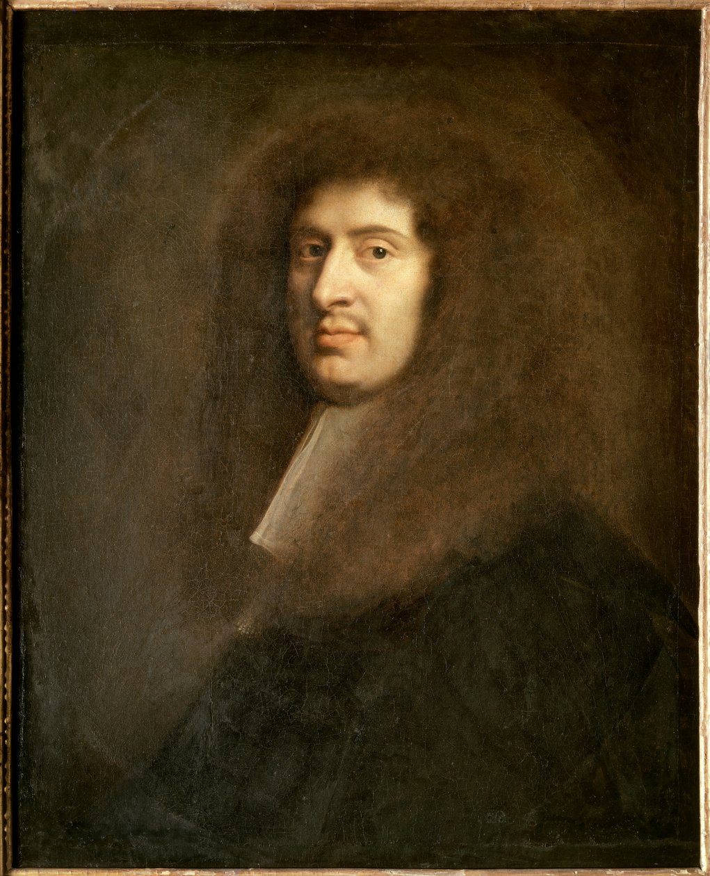 Ritratto di Gabriel Nicolas de la Reynie, primo tenente di polizia di Parigi sotto Luigi XV. Dipinto di Nicolas Mignard, XVII secolo. Collezione privata da Nicolas Mignard