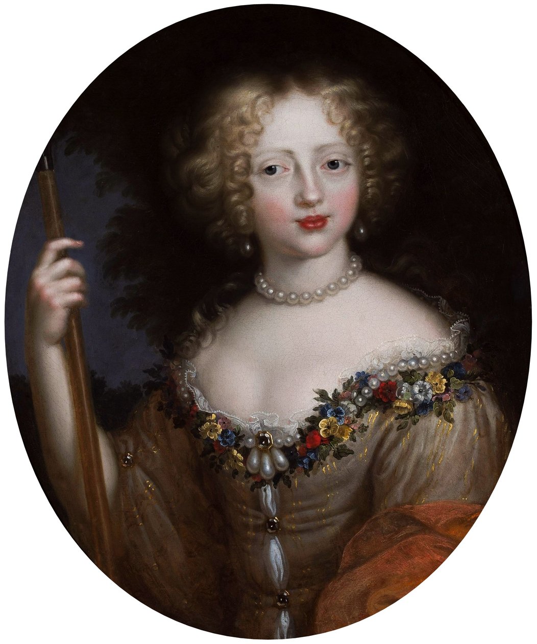 Ritratto di Helena Tekla Lubomirska nata Ossolińska come Flora. da Nicolas Mignard