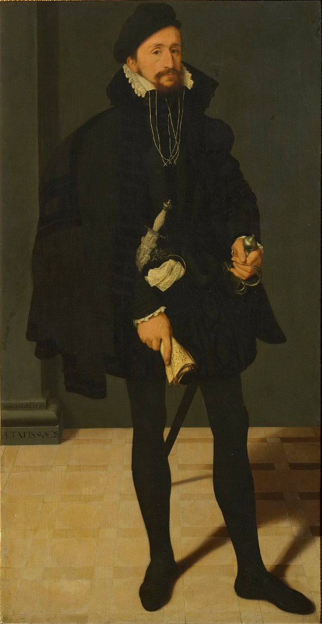 Ritratto di Hans Heinrich Pilgram, 1561 da Nicolas Neufchatel