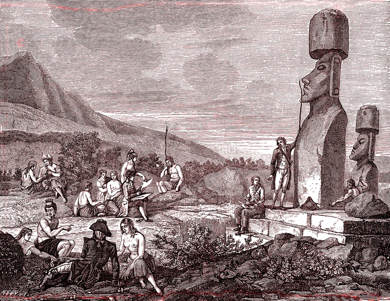 Isola di Pasqua da Nicolas Ozanne