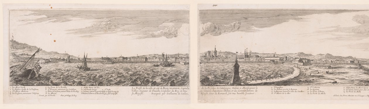 Vista di Barcellona da Nicolas Perelle