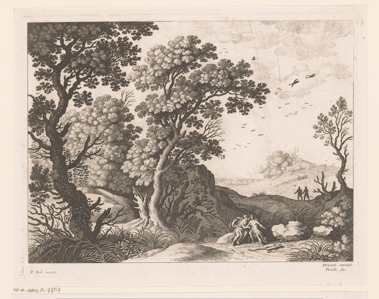 Paesaggio con Diana e una ninfa da Nicolas Perelle