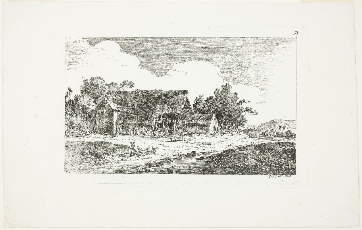 Paesaggio, da Deuxieme Cahier de Paysage da Nicolas Perignon