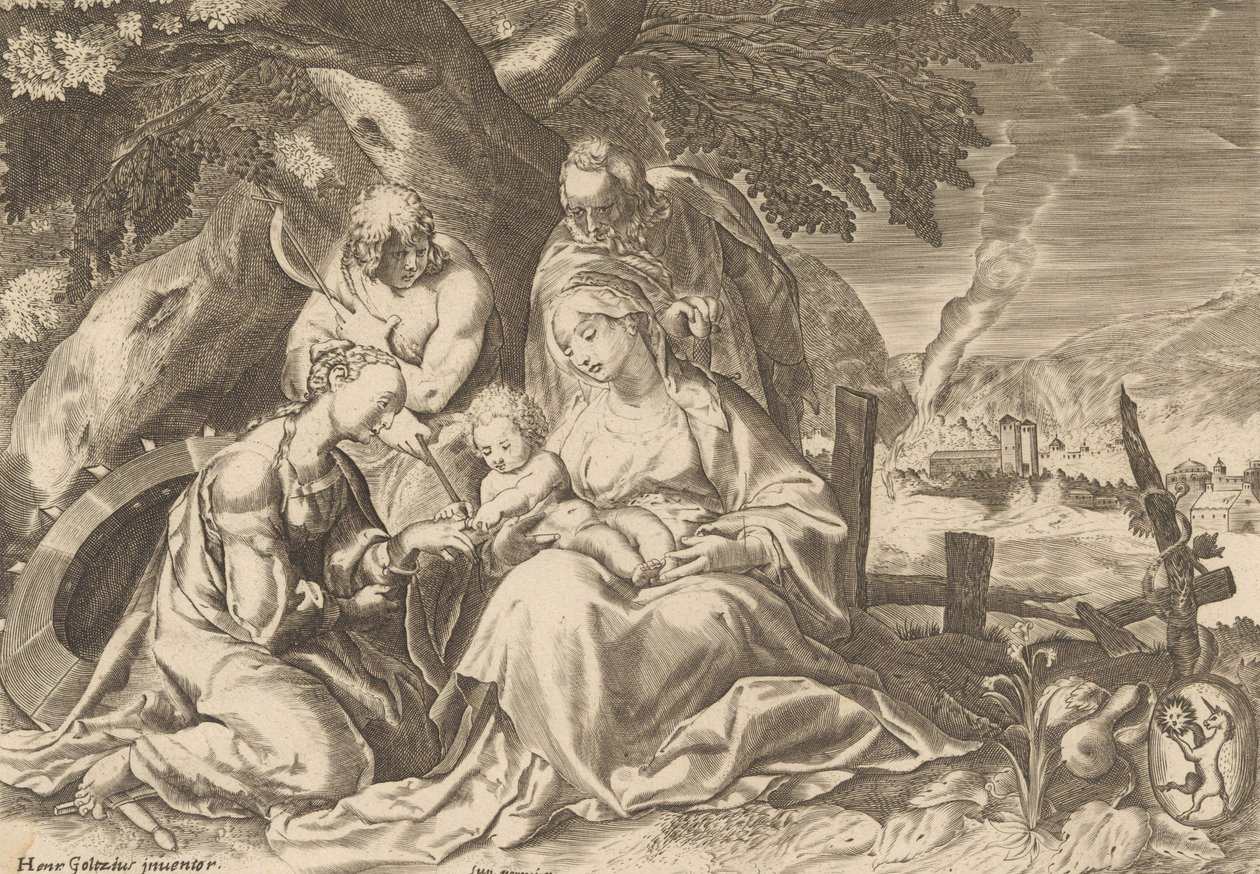 Il fidanzamento di Santa Caterina da Nicolas Perrey