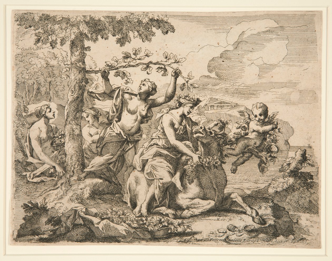 Ratto di Europa da Nicolas Pierre Loir