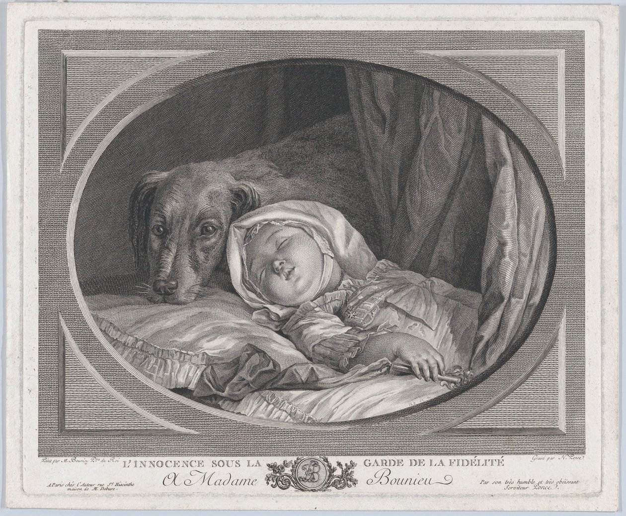 Innocenza custodita dalla fedeltà, 1761-1831 da Nicolas Ponce