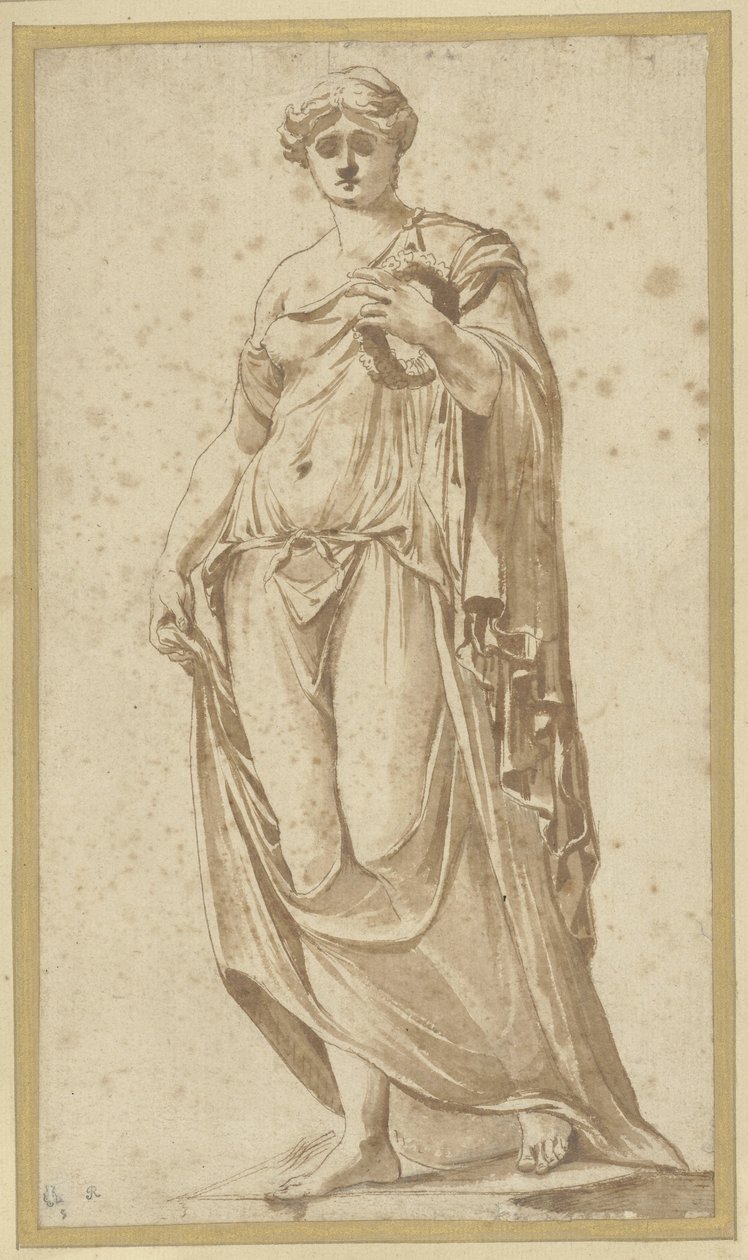 Flora Farnese, vista frontale da Nicolas Poussin (possibly)