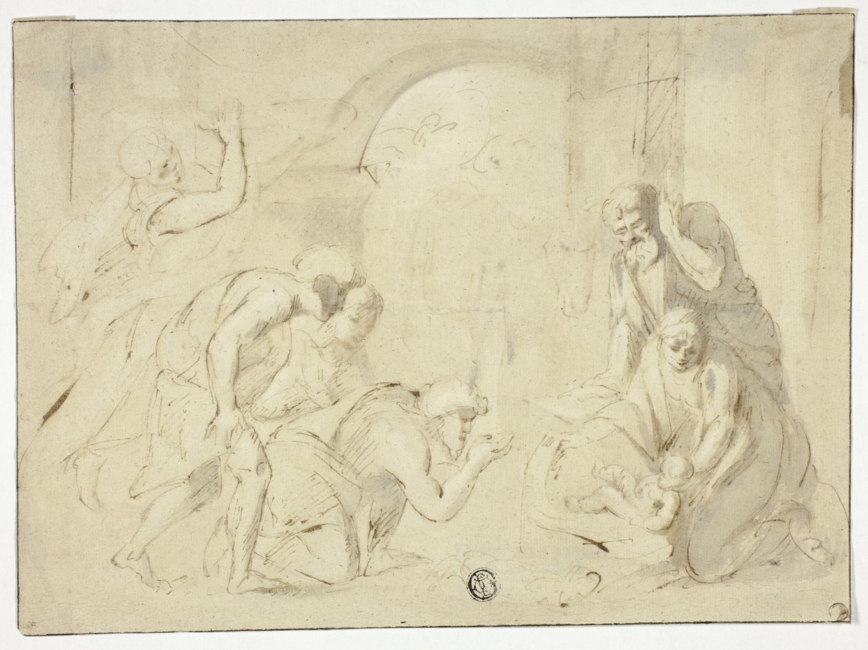 Adorazione dei pastori da Nicolas Poussin