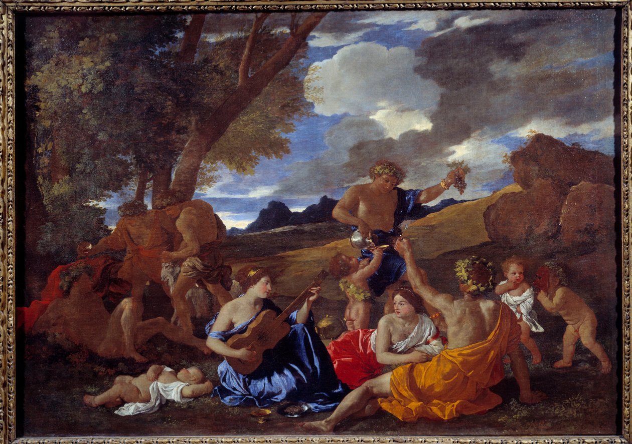 Baccanale al chitarrista o il grande Baccanale da Nicolas Poussin