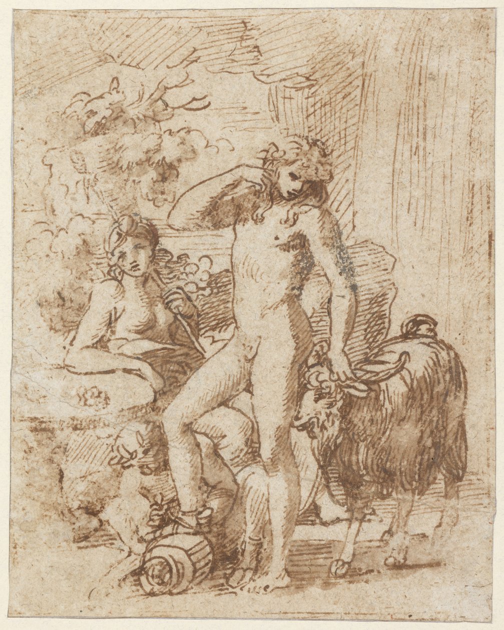 Bacco ed Erigone da Nicolas Poussin