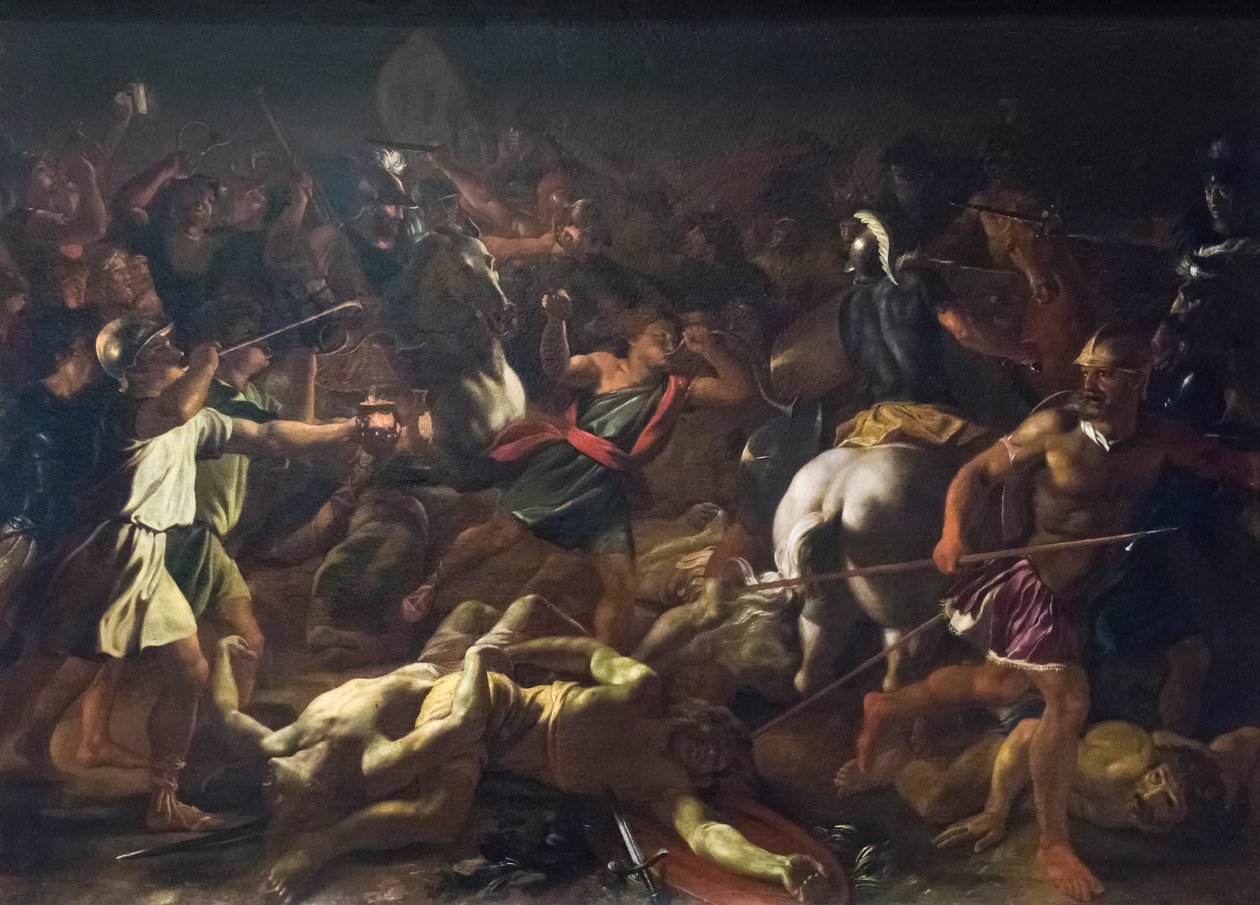 Battaglia di Gedeone contro i Madianiti da Nicolas Poussin
