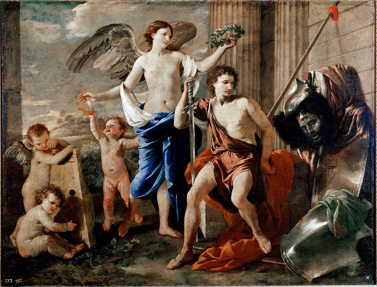 Il trionfo di Davide da Nicolas Poussin