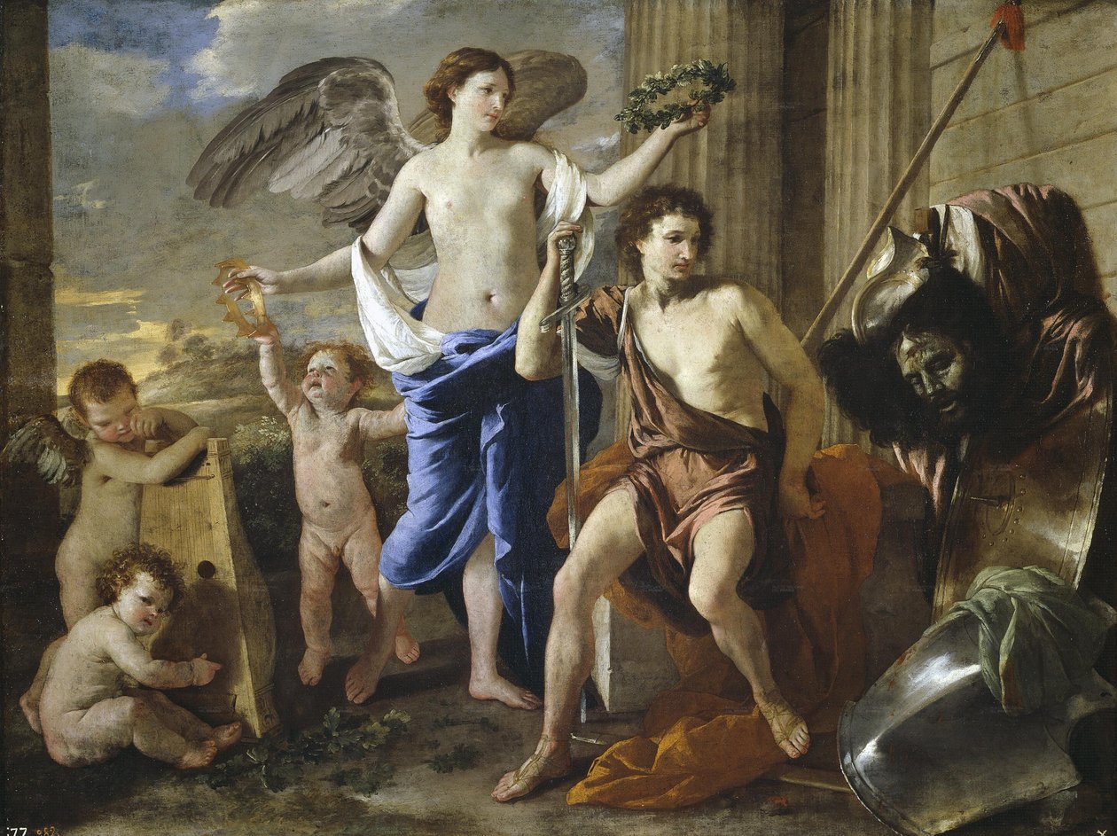Il trionfo di Davide da Nicolas Poussin