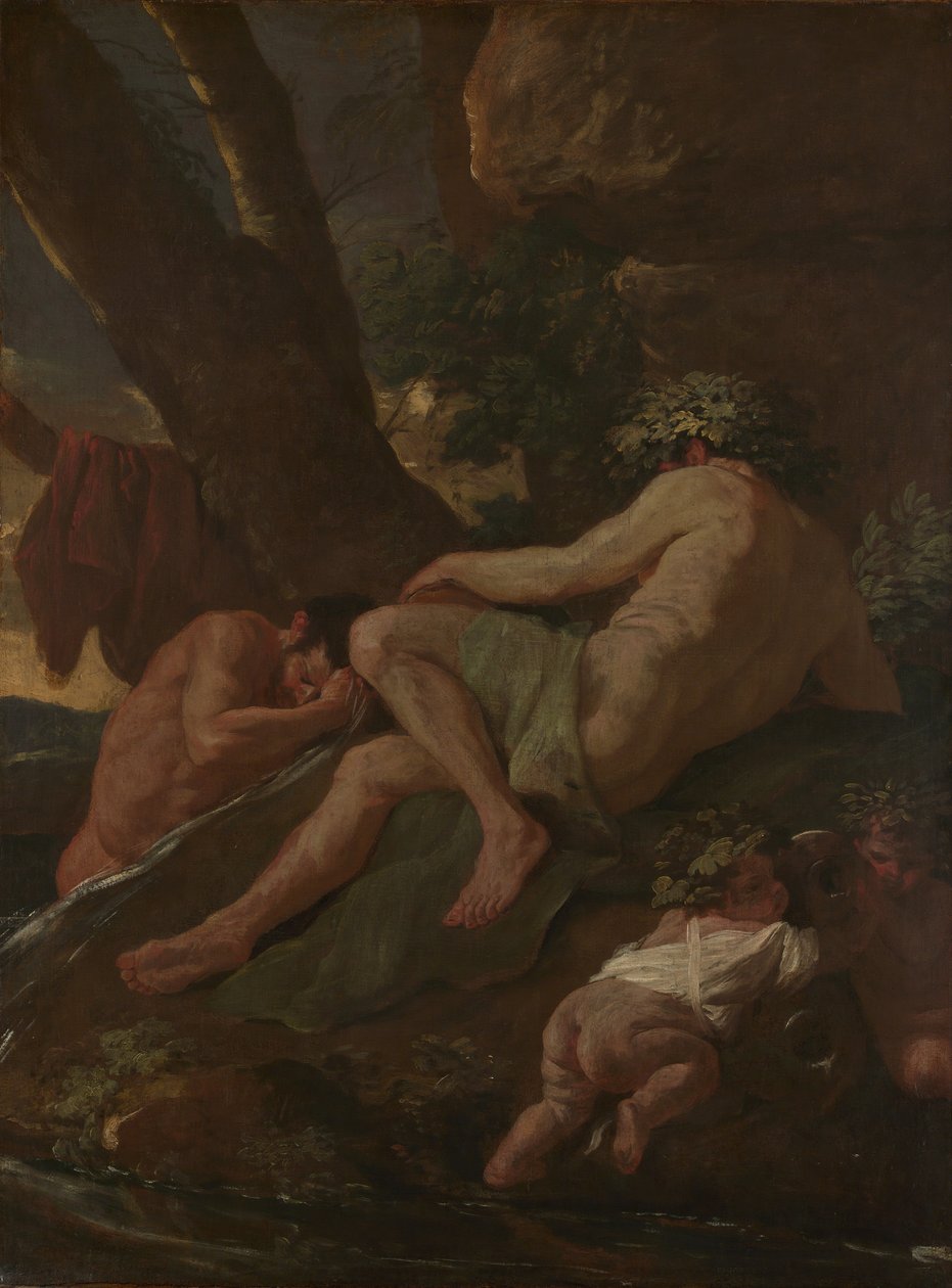 Mida che si lava alla fonte del Pactolus, ca. 1627 da Nicolas Poussin