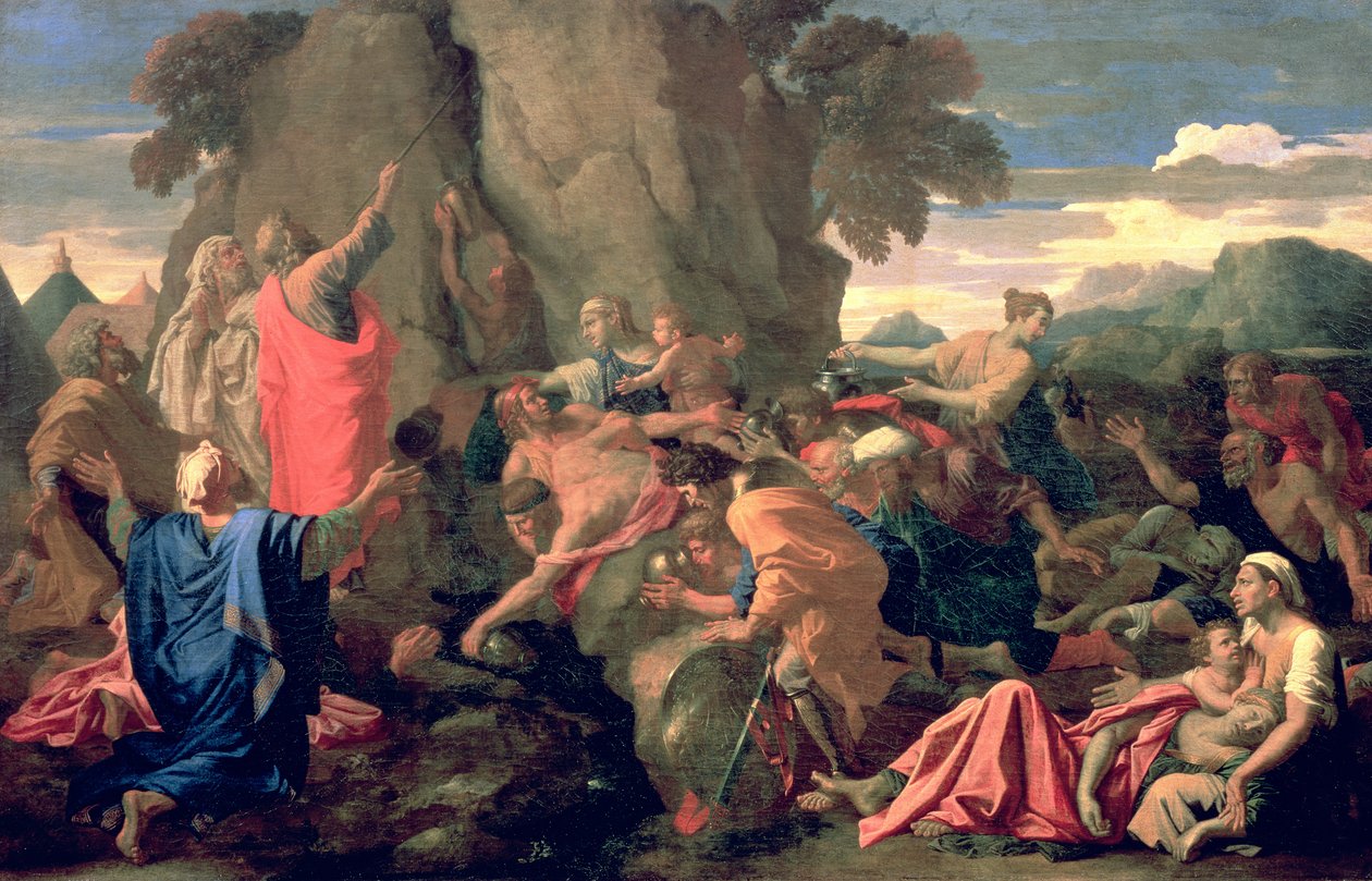 Mosè che fa scaturire l