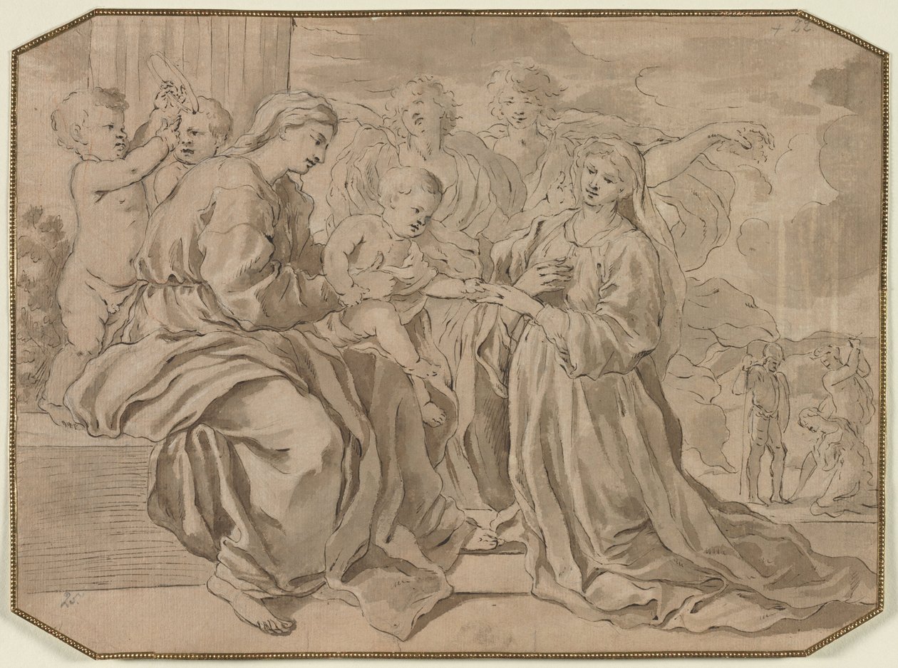 Matrimonio mistico di Santa Caterina da Nicolas Poussin