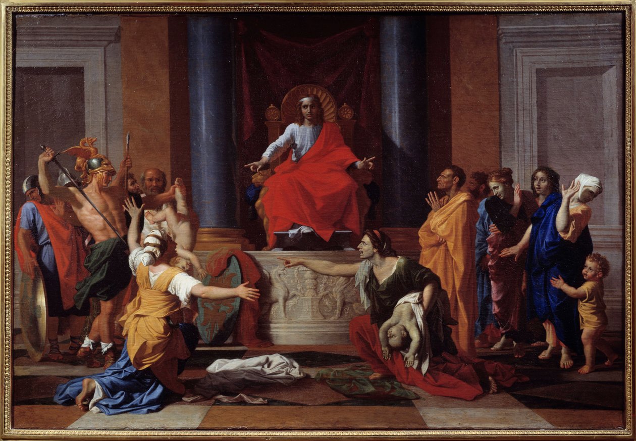 Il giudizio di Salomone da Nicolas Poussin