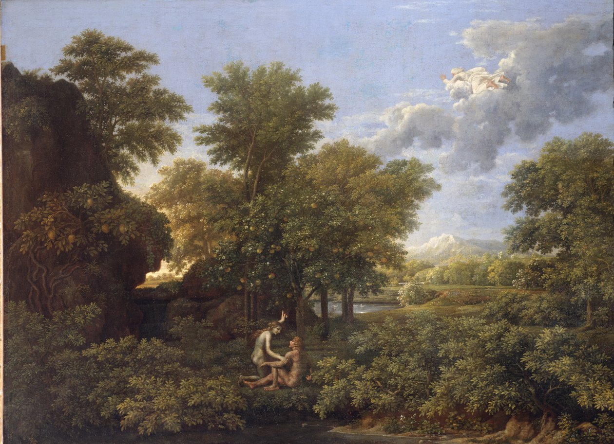 Primavera o Paradiso Terrestre da Nicolas Poussin