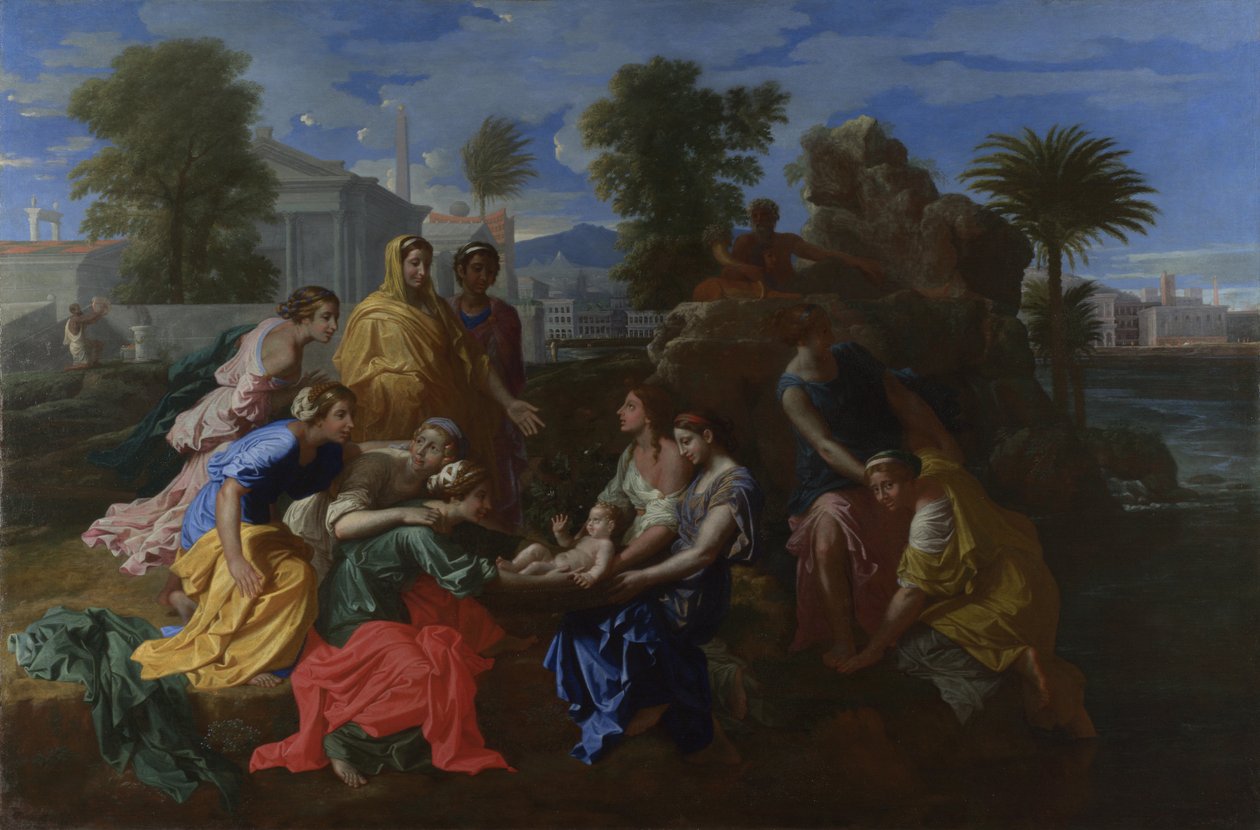 Il ritrovamento di Mosè, 1651 da Nicolas Poussin
