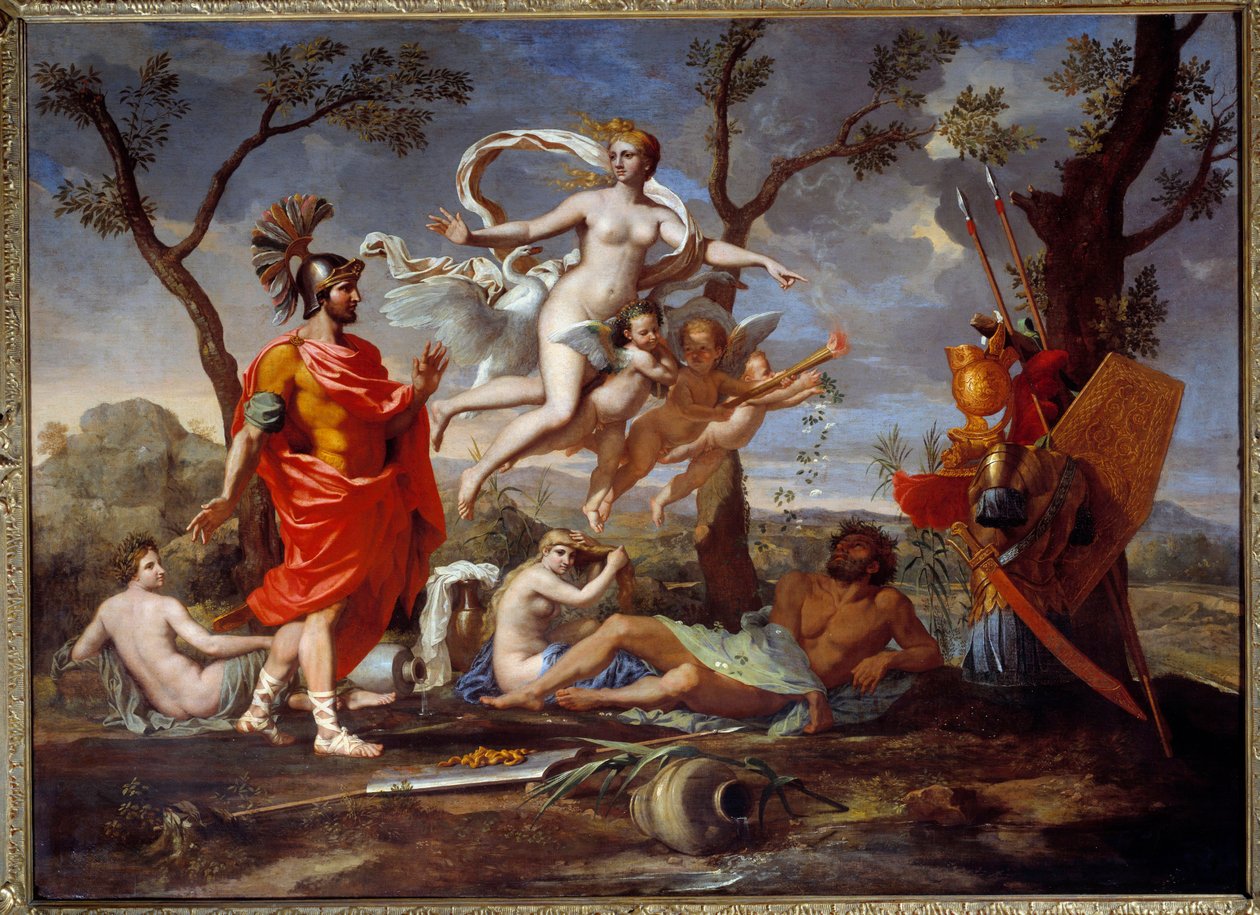 Venere arma Enea da Nicolas Poussin