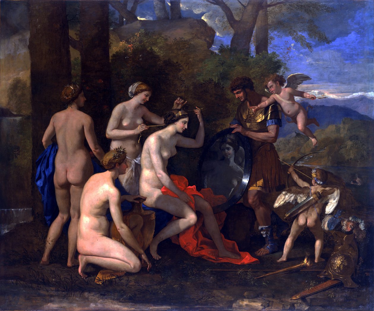 Venere e Marte da Nicolas Poussin