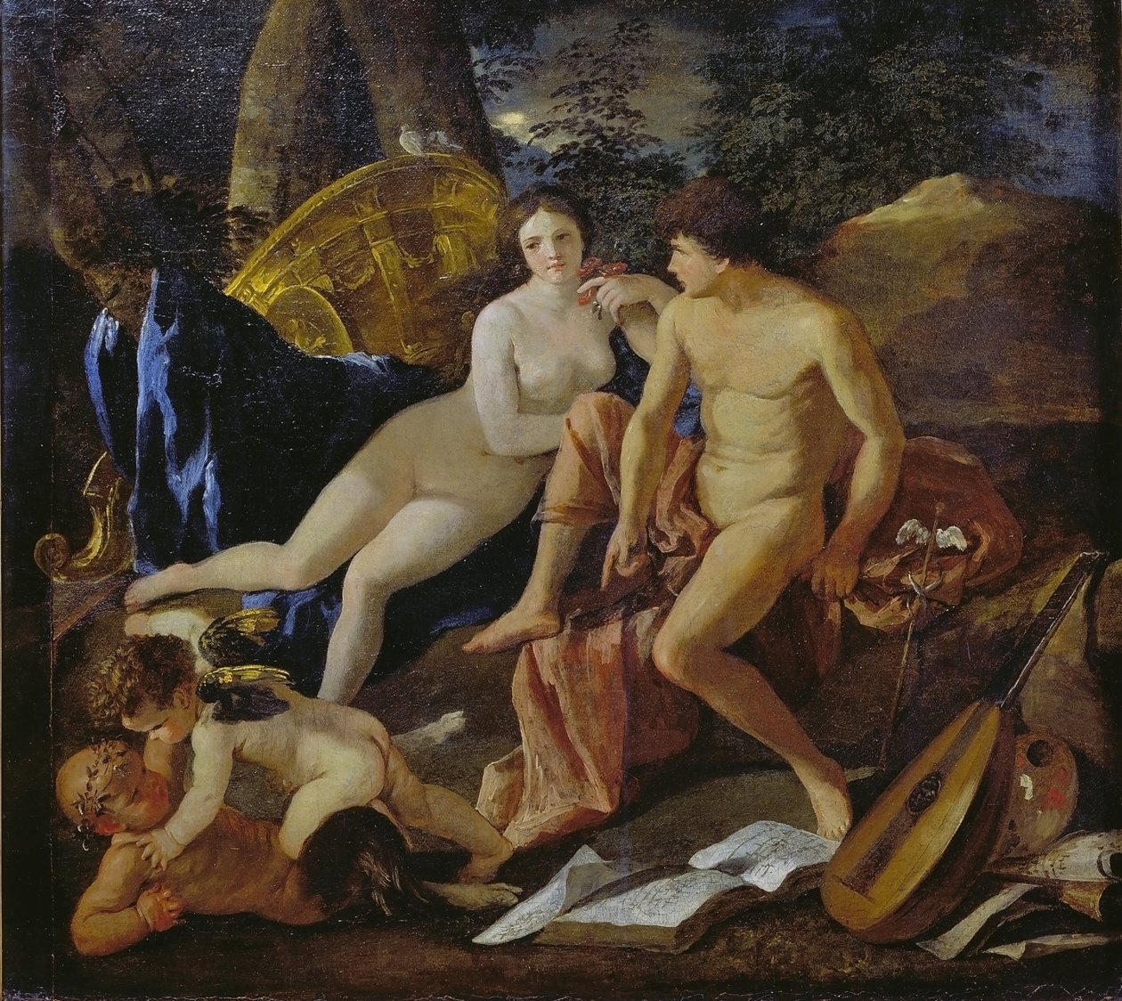 Venere e Mercurio da Nicolas Poussin