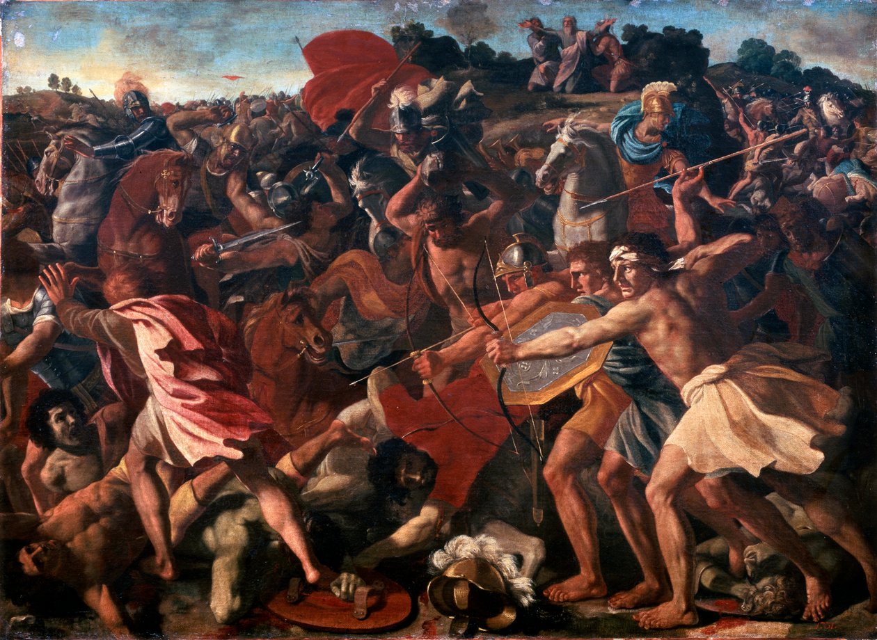 Vittoria di Giosuè sugli Amaleciti da Nicolas Poussin