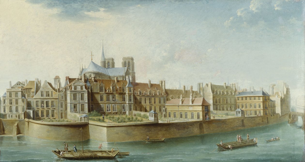 Il chiostro di Notre-Dame, visto dall