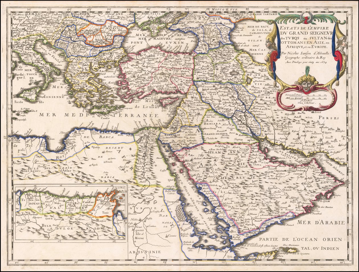 Mappa del 1654 - Stato dell