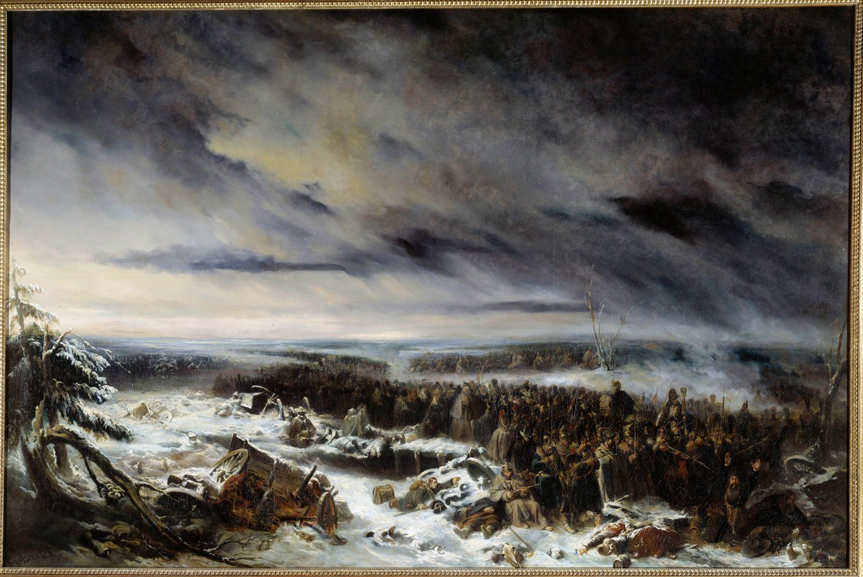 Episodio della ritirata russa da Nicolas Toussaint Charlet