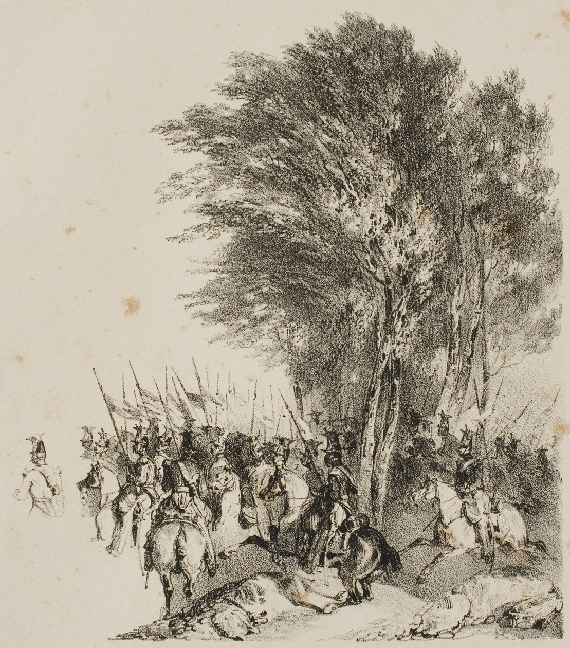 Lancieri in marcia da Nicolas Toussaint Charlet