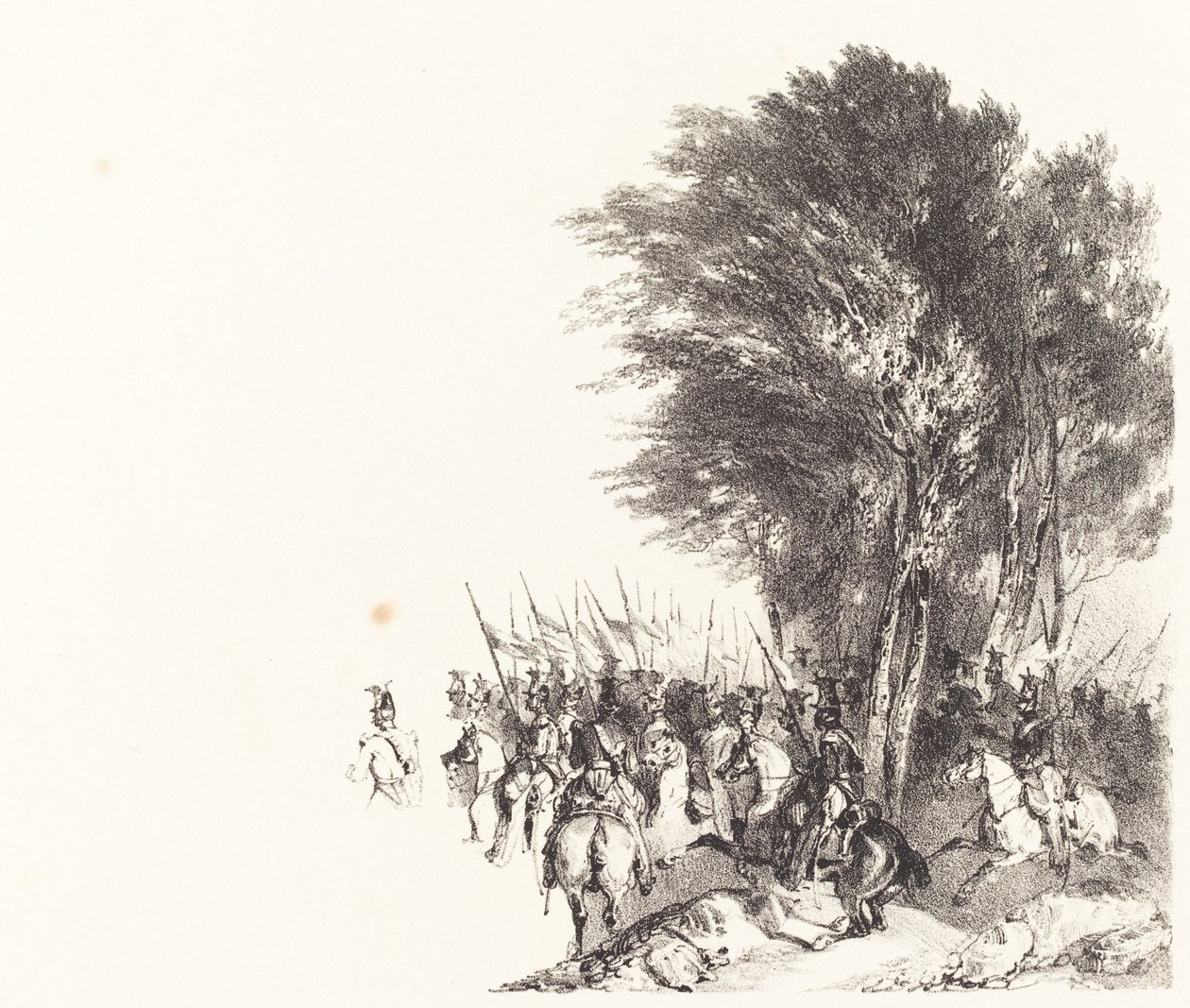 Lancieri in Marcia da Nicolas Toussaint Charlet