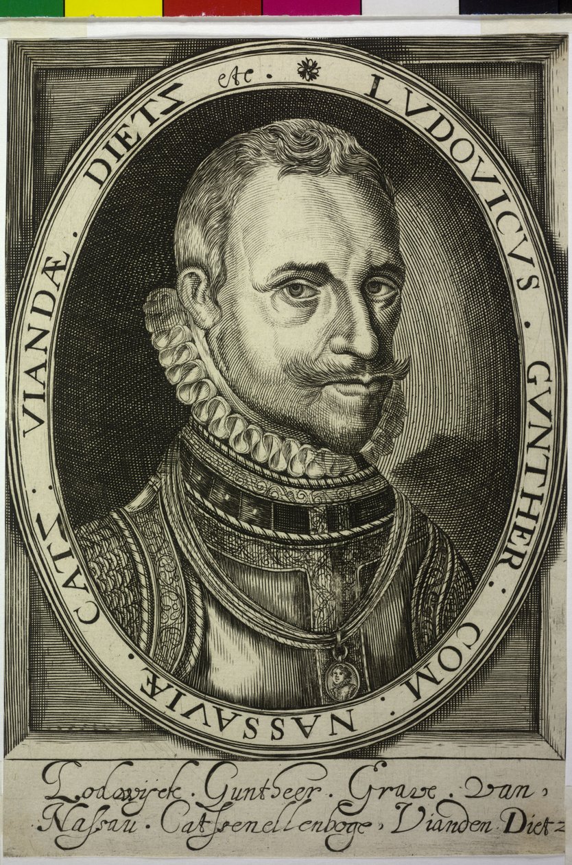 Conte di Nassau-Dillenburg Luigi Günther da Nicolas de Clerck