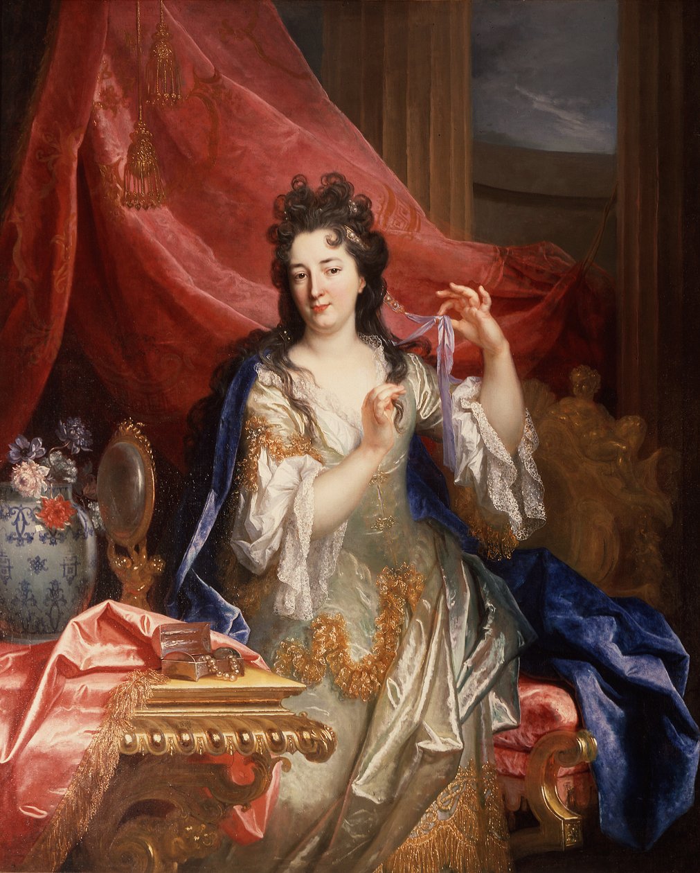 Ritratto di donna, 1696 circa (olio su tela) da Nicolas de Largillière