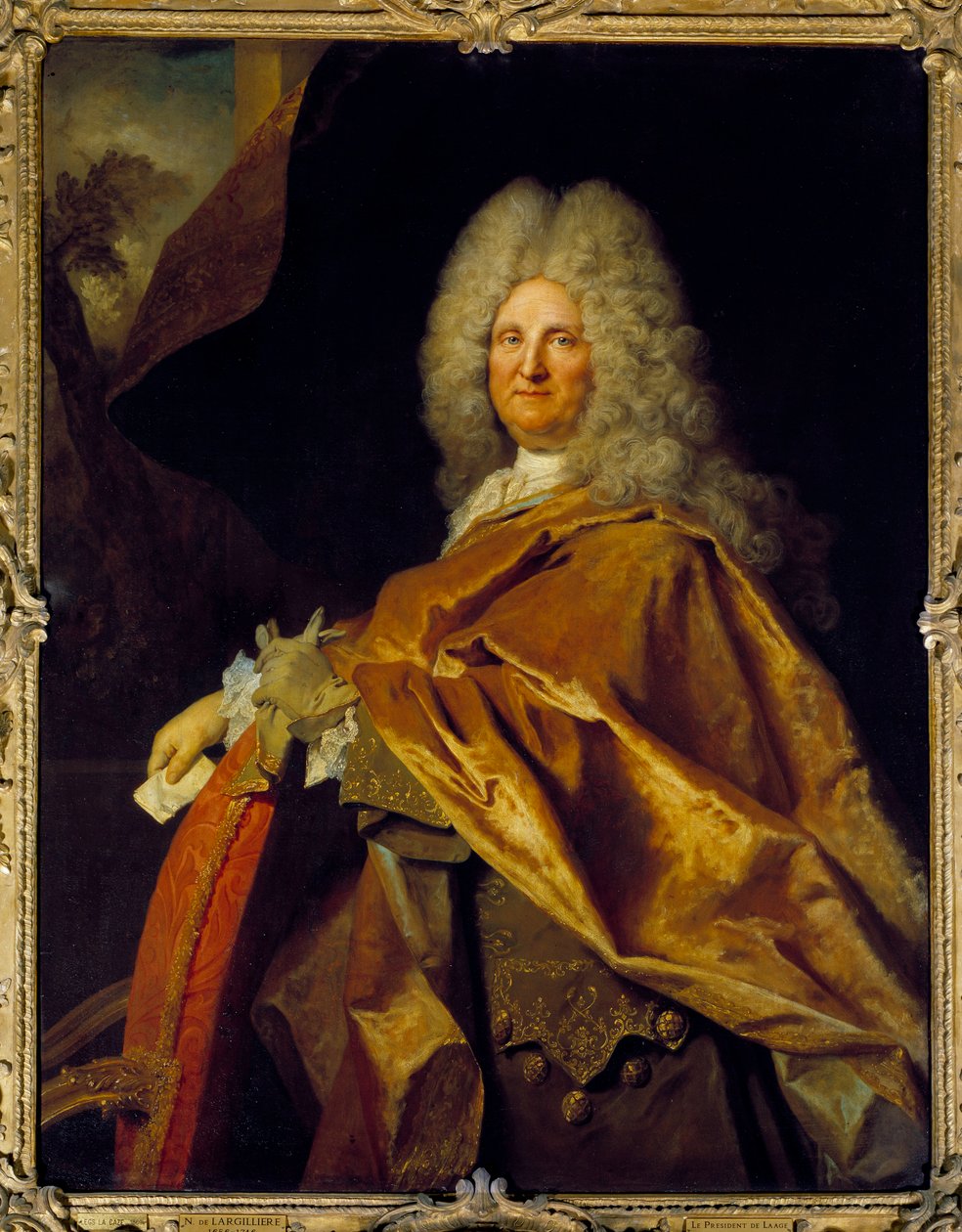 Ritratto di uomo (Jacques de Laage, ricevitore delle taglie, segretario del re Luigi XV nel 1718?) da Nicolas de Largillière