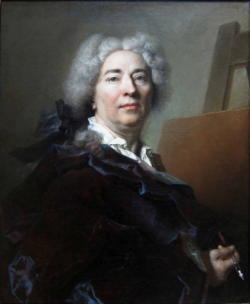 Francese:  Autoportrait Autoritratto da Nicolas de Largillière