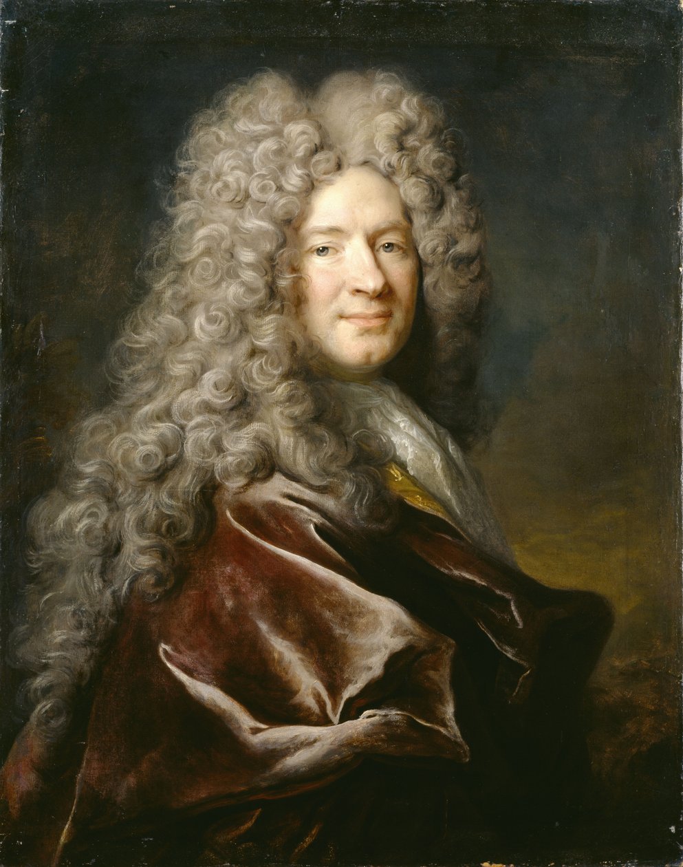 Tedesco: no Ritratto di un uomo in abito viola da Nicolas de Largillière