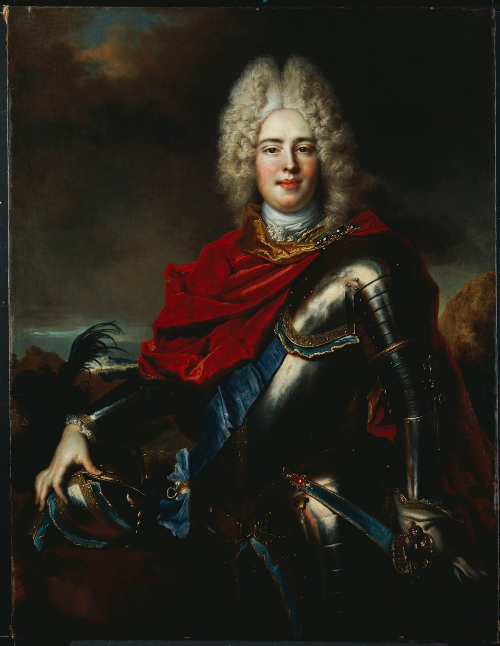 Ritratto di Federico Augusto II di Sassonia da Nicolas de Largillière