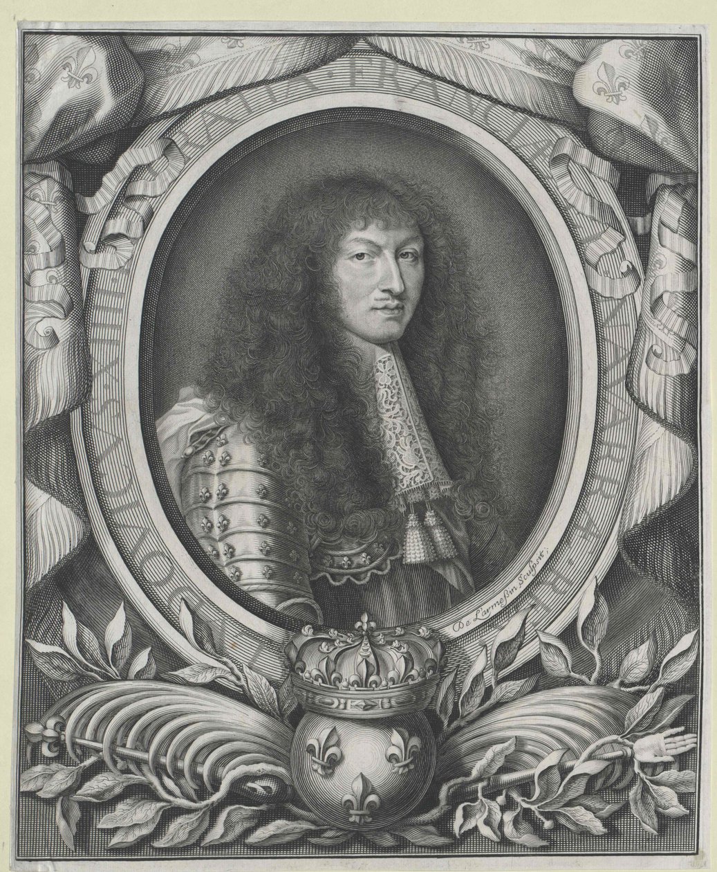 Re di Francia Luigi XIV da Nicolas de Larmessin