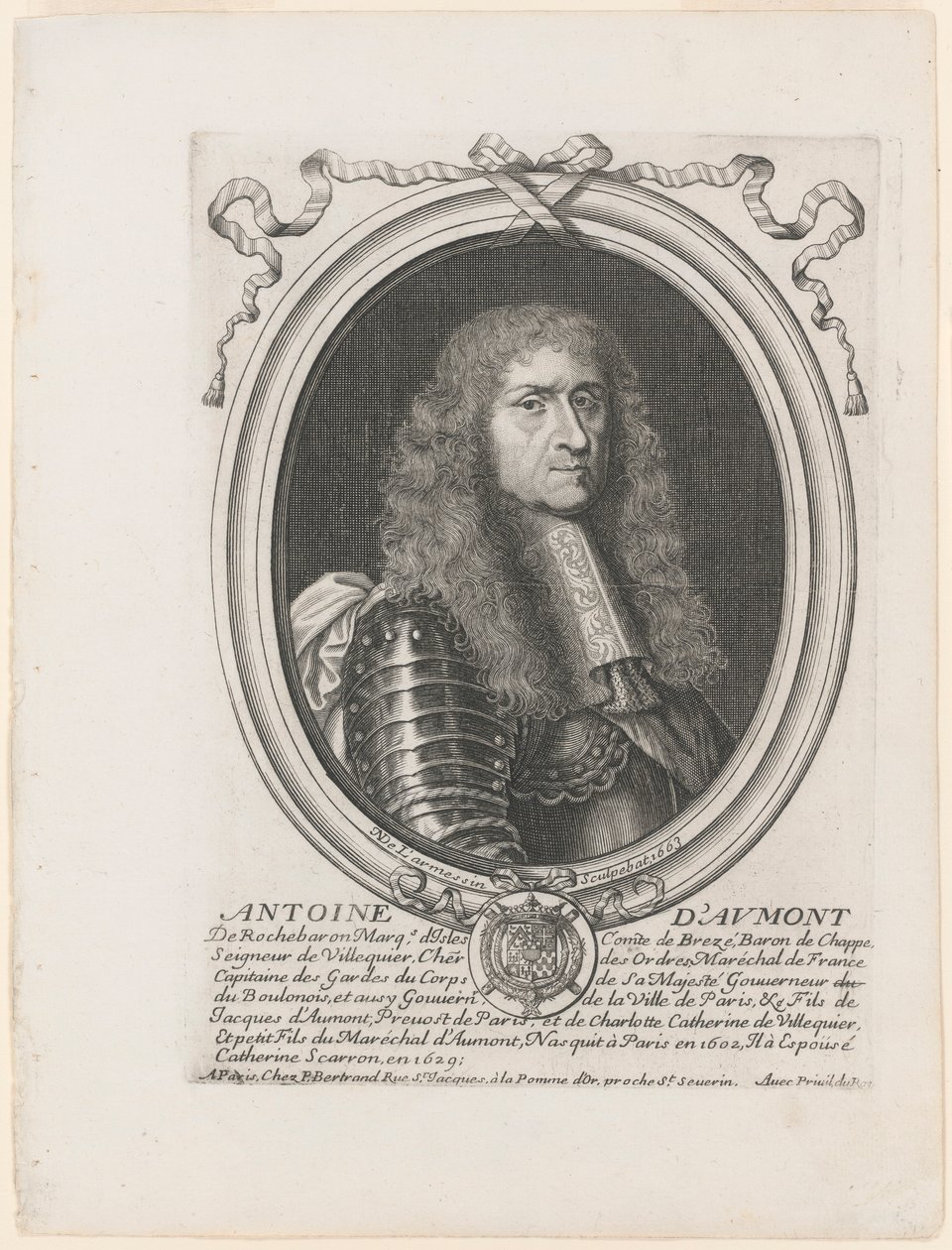 Ritratto di Antoine d da Nicolas de Larmessin