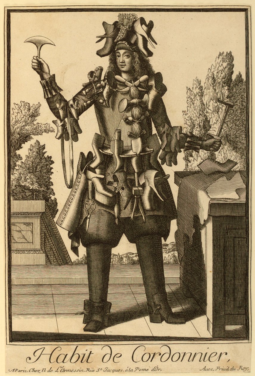 Habit de Cordonnier [Il calzolaio] da Nicolas de Larmessin II