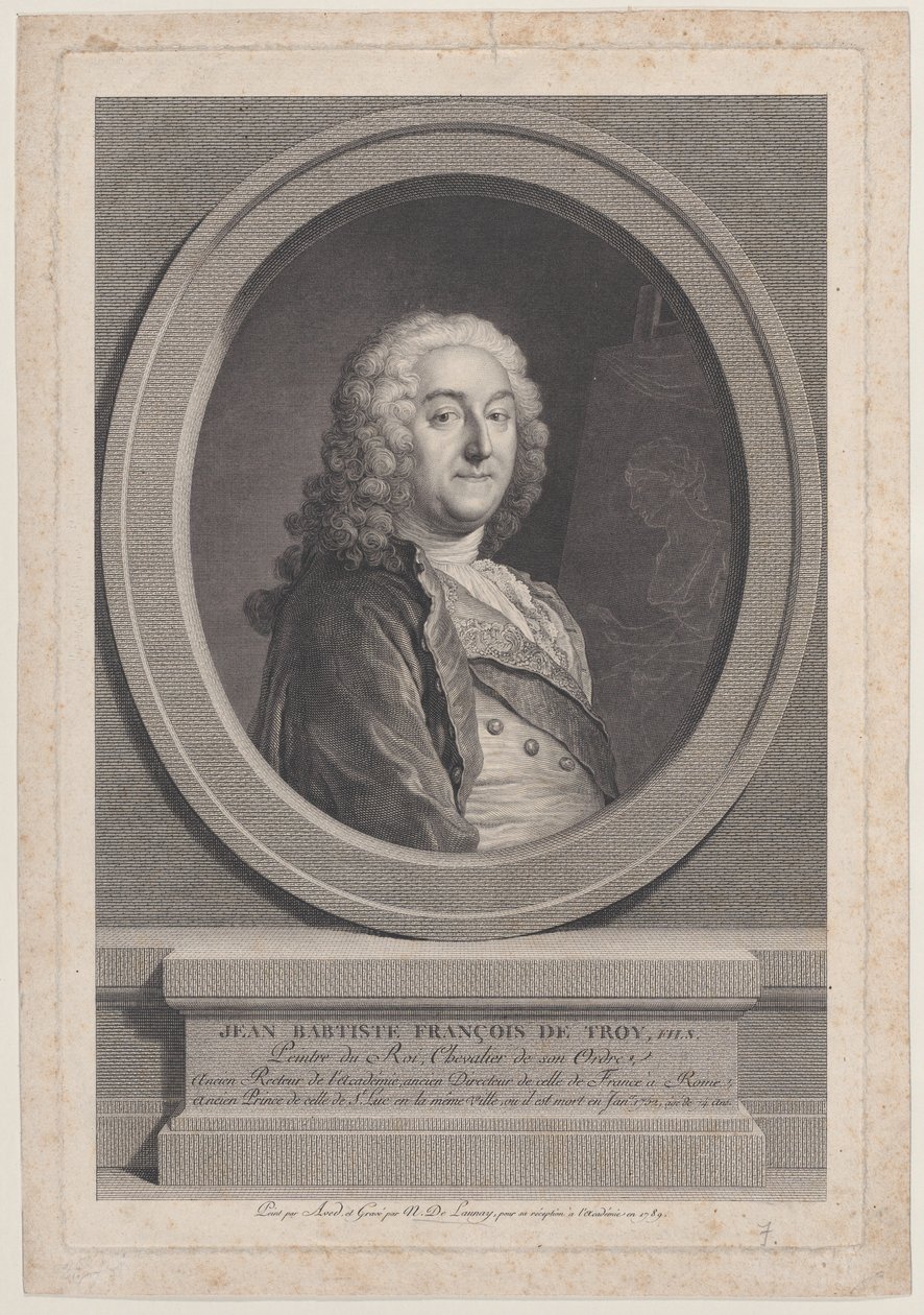Jean Baptiste François de Troy, Fils, 1789 da Nicolas de Launay