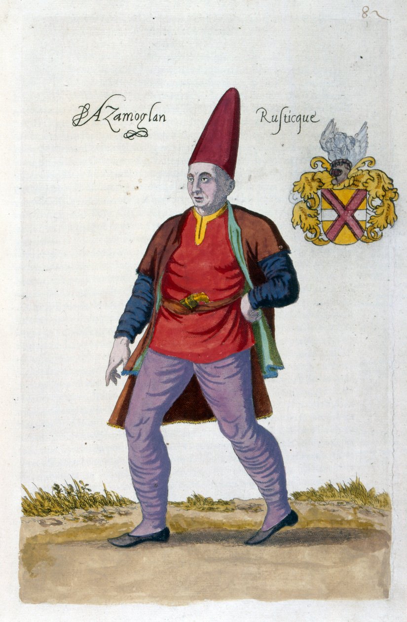 Uomo turco (illustrazione) da Nicolas de Nicolay