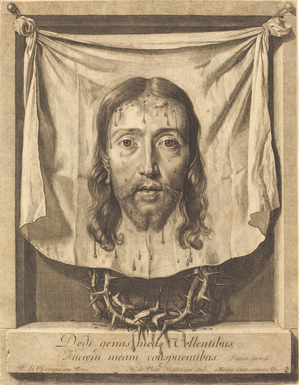 Il velo di Santa Veronica da Nicolas de Plattemontagne after Philippe