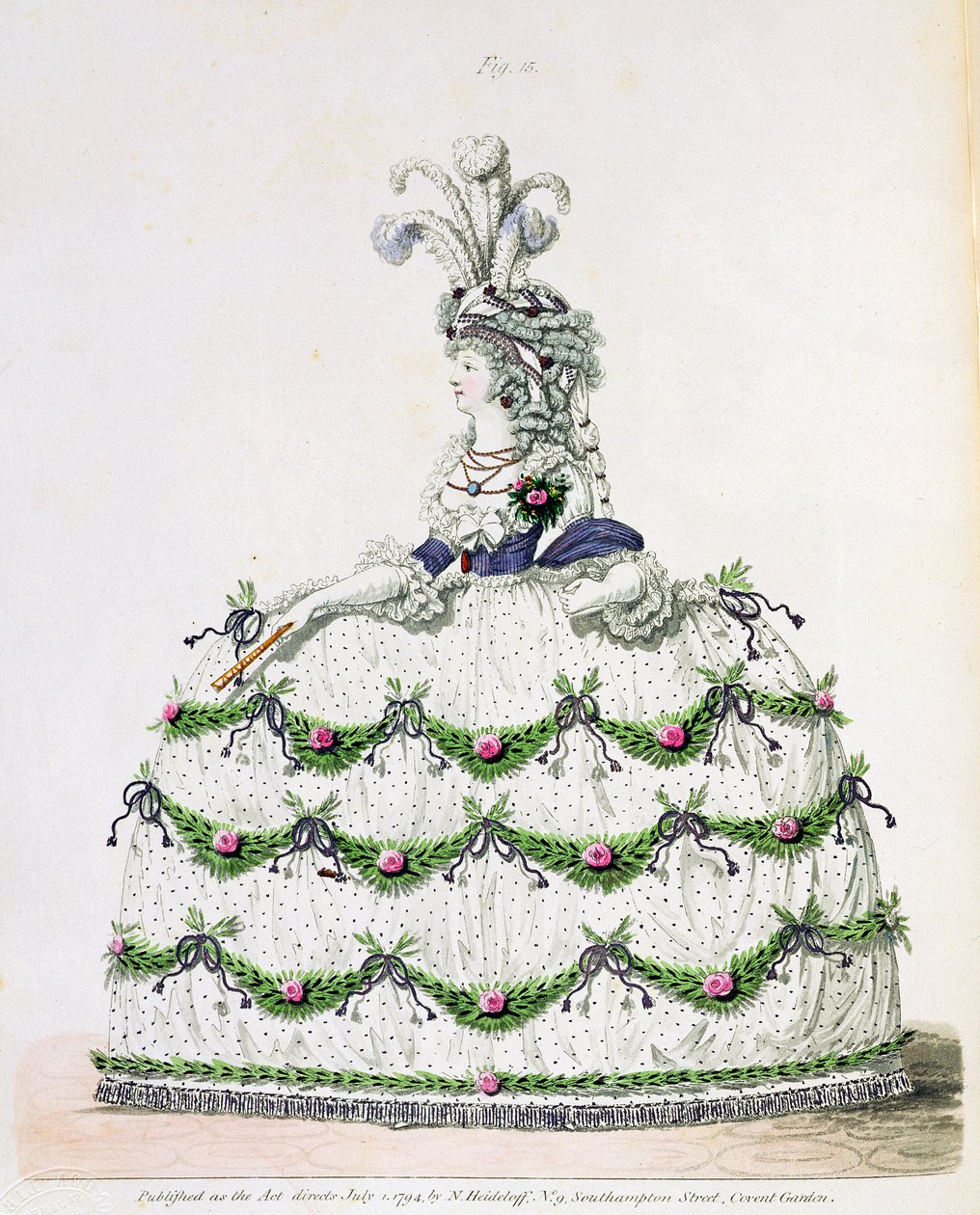 Abito di corte, fig. 15, dalla 