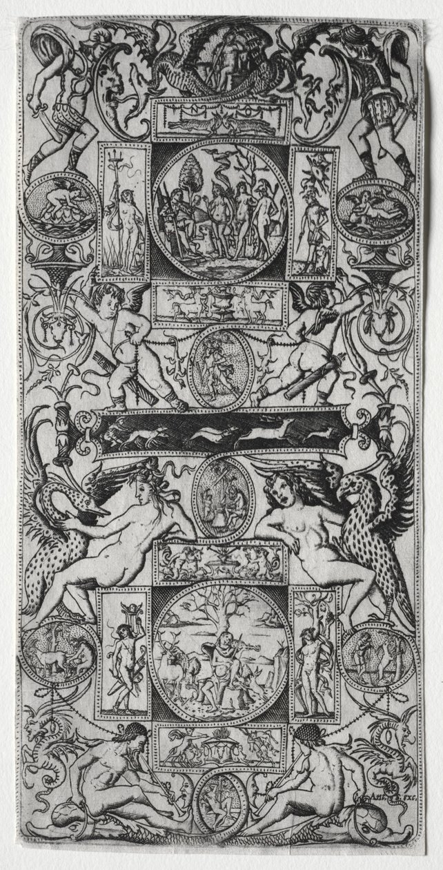Orfeo e il Giudizio di Paride da Nicoletto da Modena