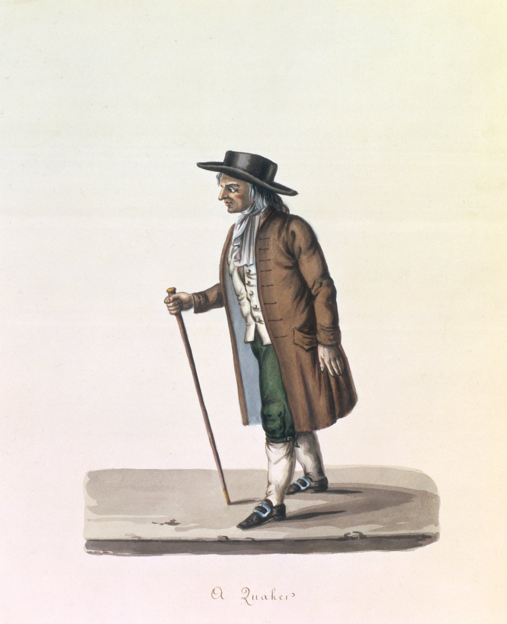Un quacchero, c.1840 da Nicolino Calyo