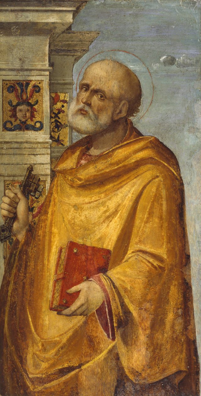 Pannello del trittico con San Pietro da Nicolo Rondinelli